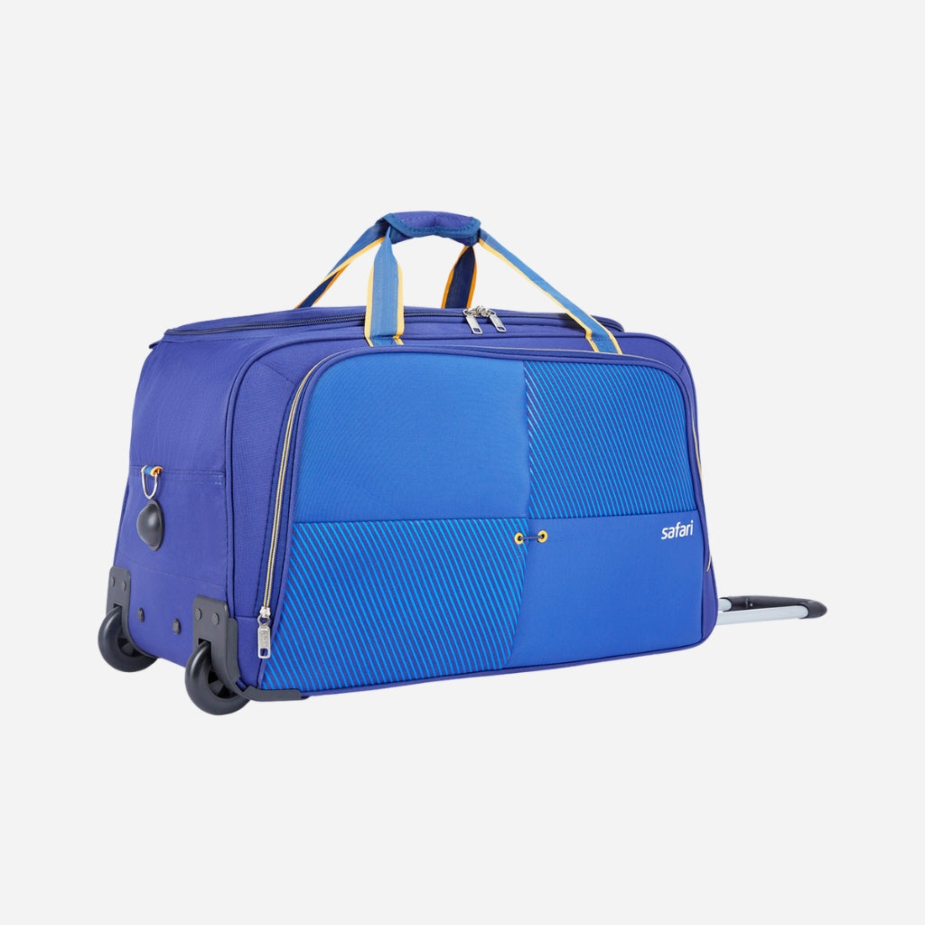 Safari Trac Superior 66 Rolling Duffle With Wheels Blue