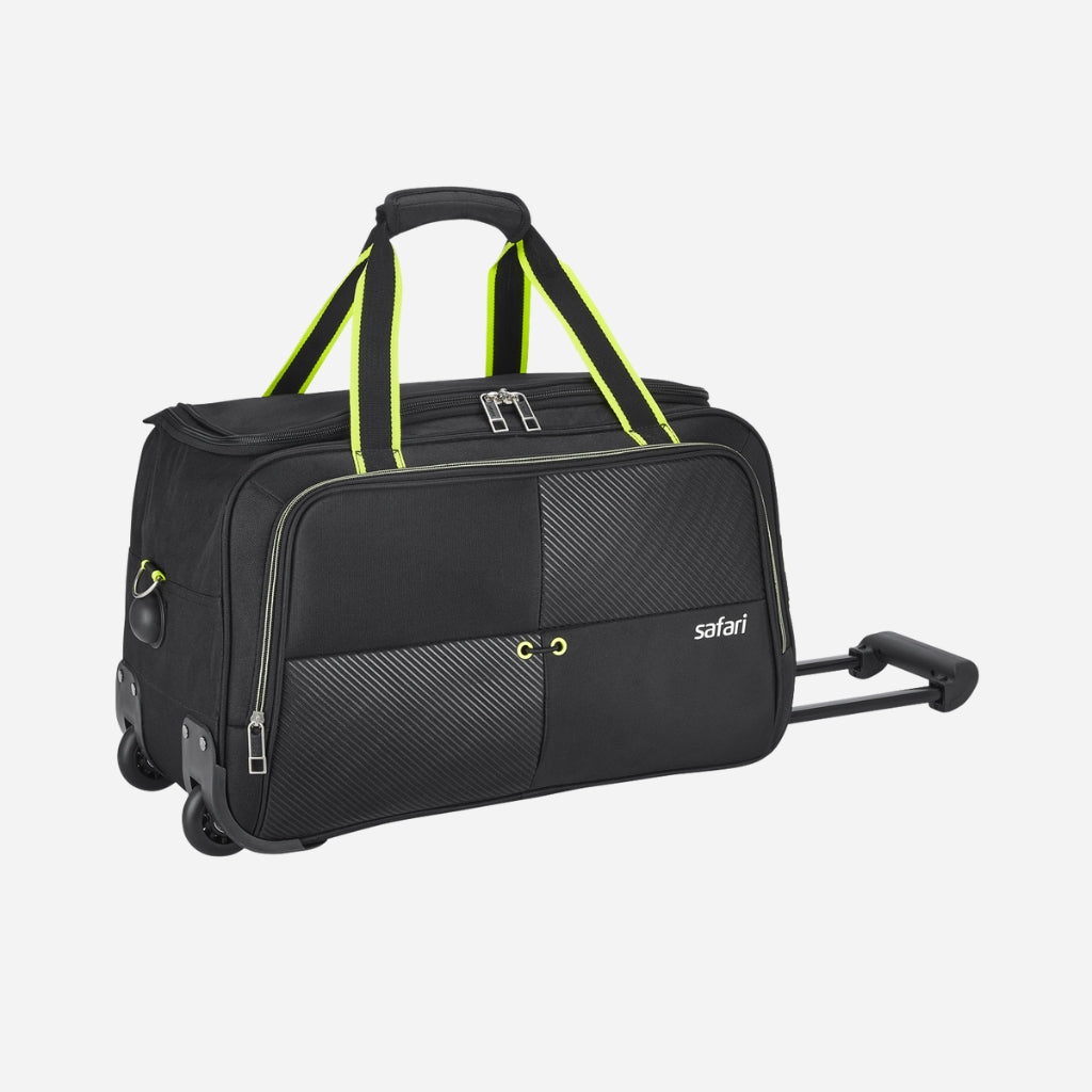 Safari Black Trac Superior 66 Rolling Duffle With Wheels