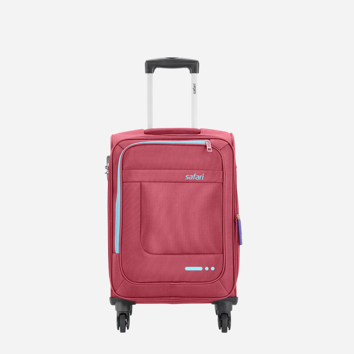 Zenon 4W Red Trolley Bag with 360° Wheels