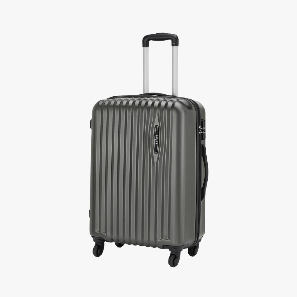 Glimpse Scratch Resistant Hard Luggage - Gun Metal
