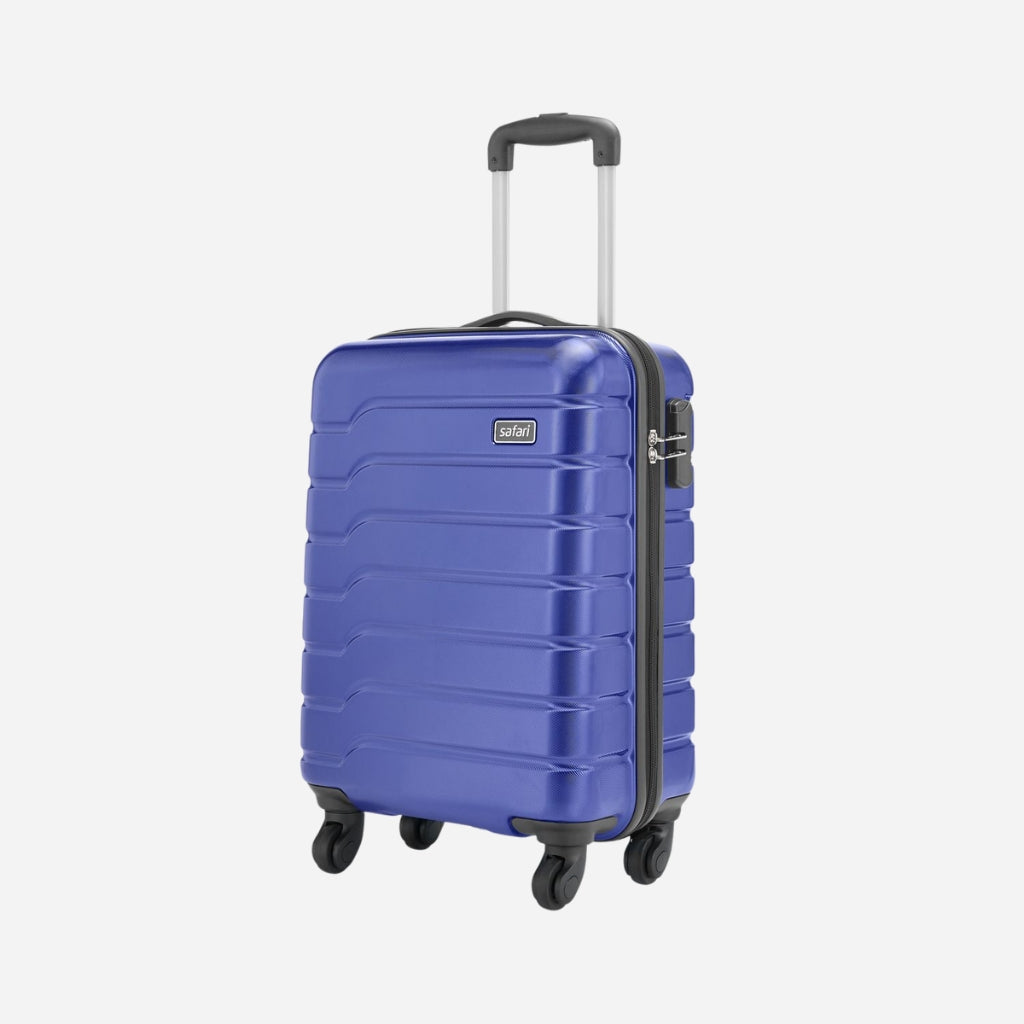 Safari Sentinel Midnight Blue Trolley Bag with TSA Lock and Dual Wheels