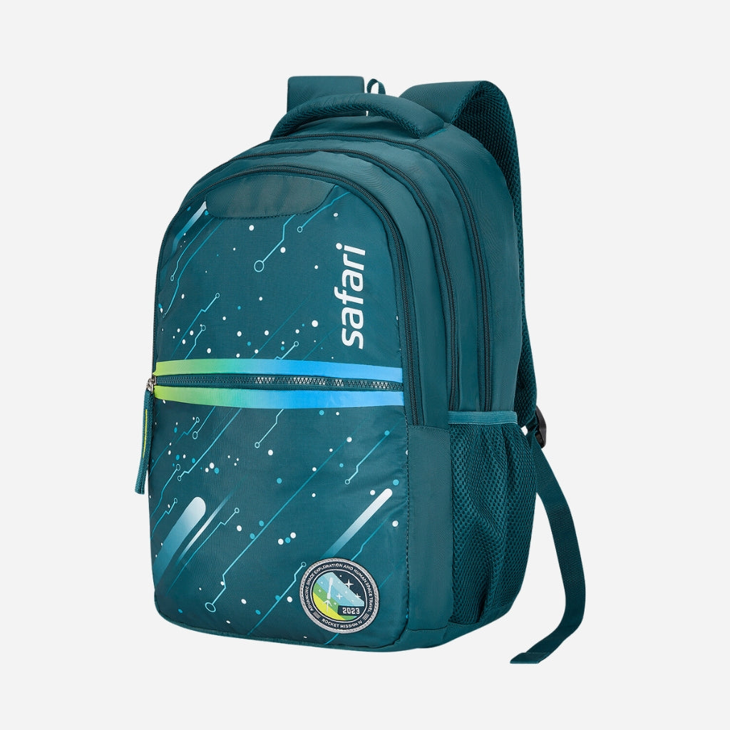 Safari Chase 104 Superior 26.8L Yellow Laptop Backpack with Laptop Sleeve & Easy Access Pockets