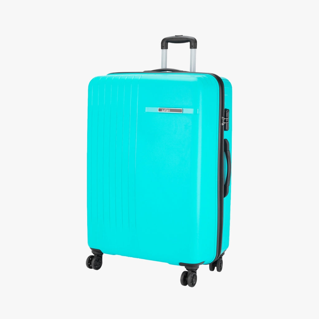 Safari Weave XL 126L Cyan Trolley Bag with 360° Wheels