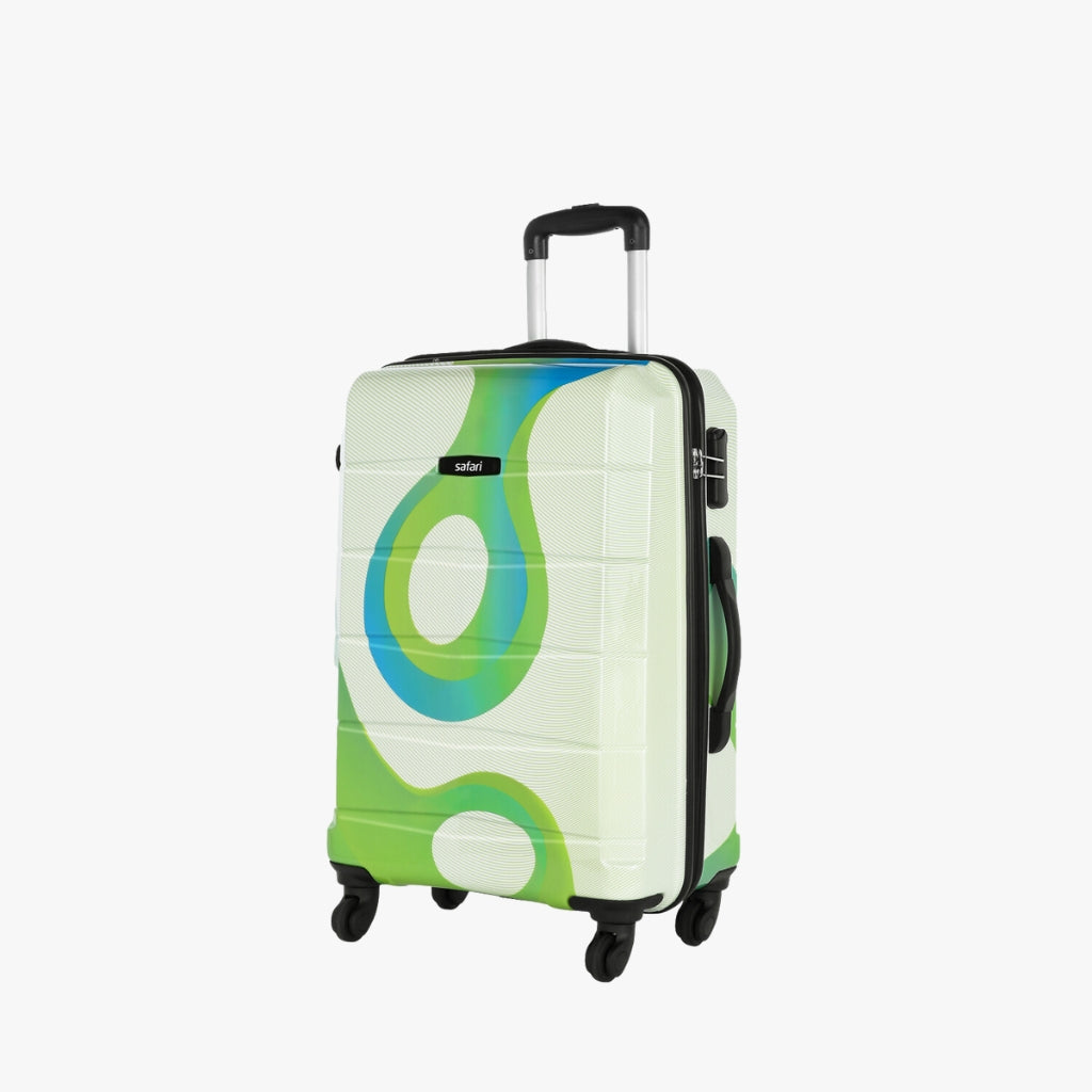 Safari Tiffany Printed Trolley Bag with 360° Wheels
