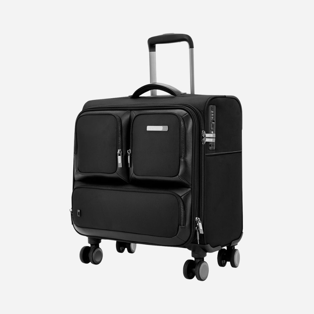 Buy Safari Select Pheonix Overnighter Black Laptop Trolley Bag