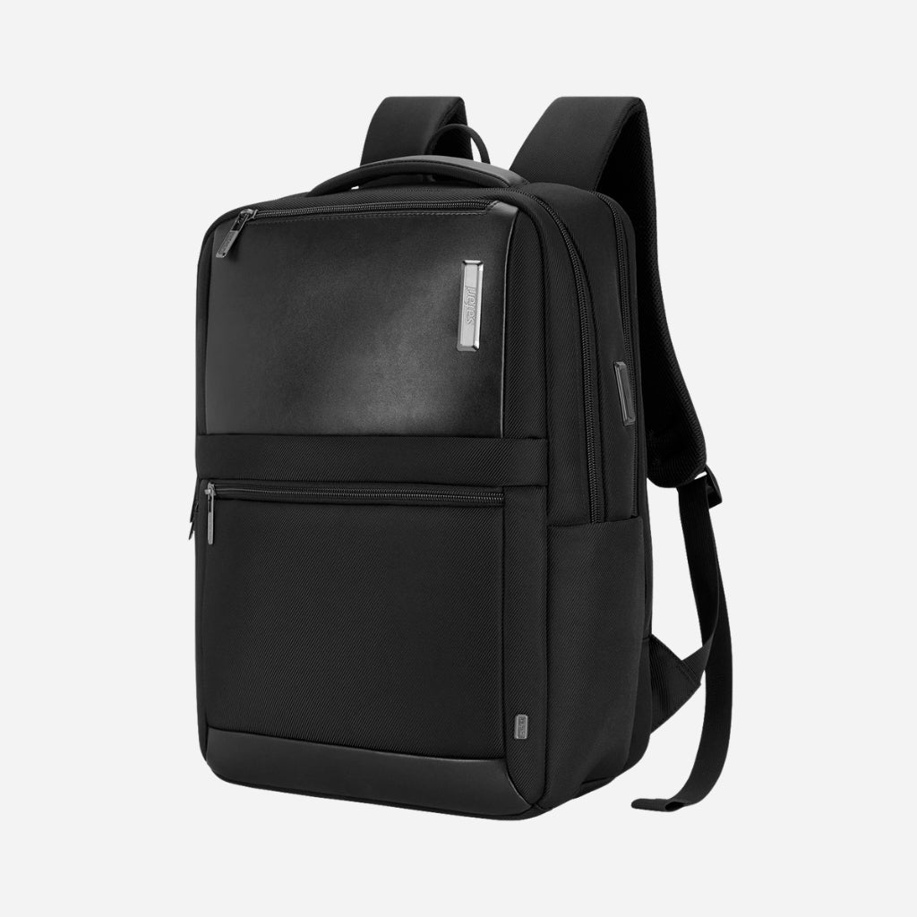 Safari Prime 16L Black Formal Backpack with Laptop Sleeve