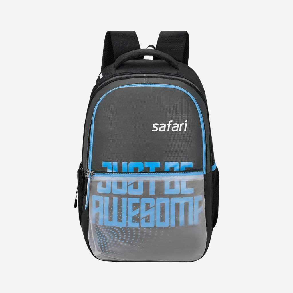 Safari Mega 11 43L Grey School Backpack with with Easy Access Pockets