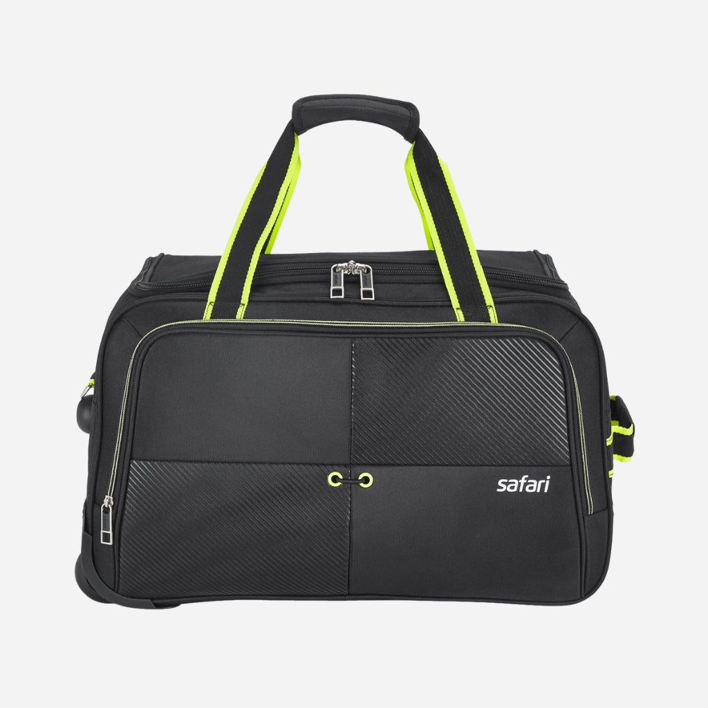 Safari Black Trac Superior 66 Rolling Duffle With Wheels