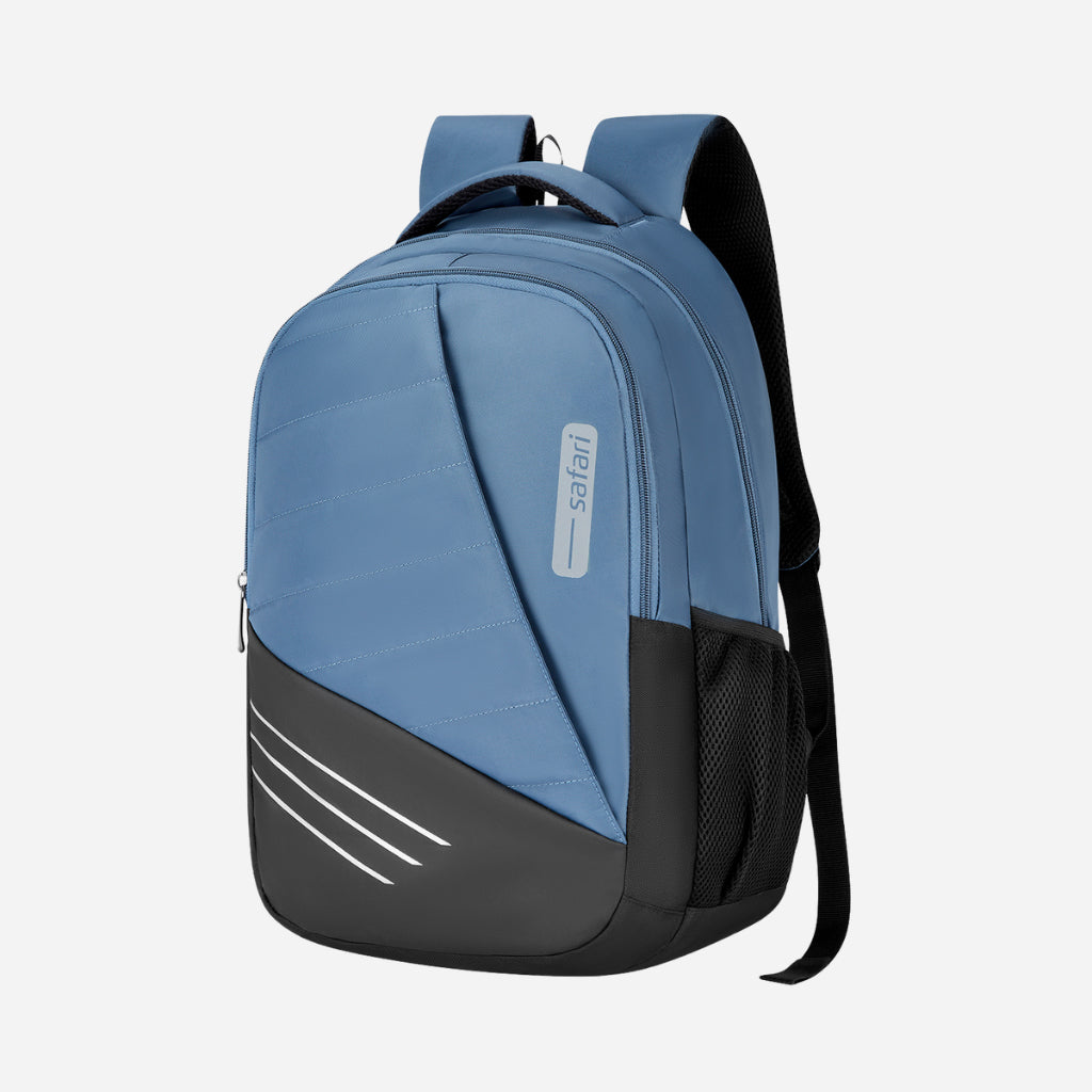 Safari Aron 2 32L Blue Laptop Backpack with Raincover