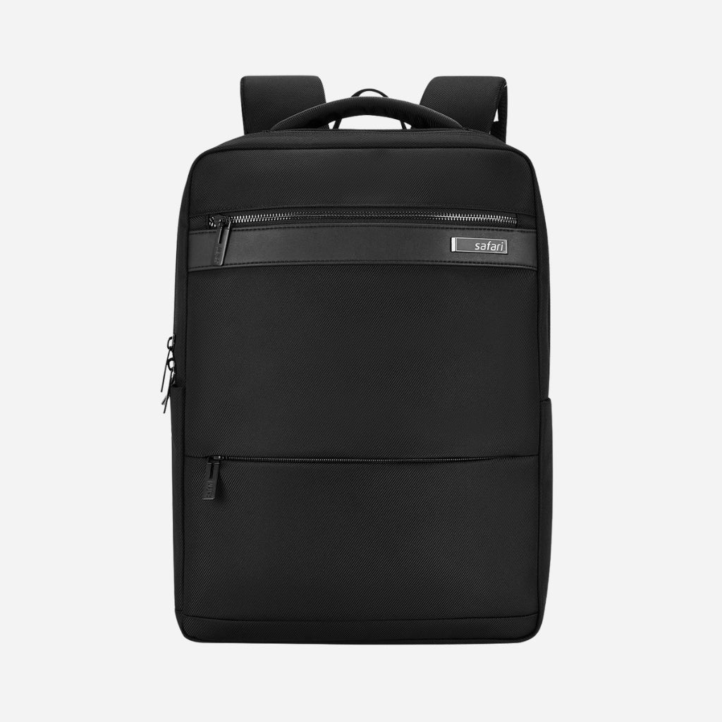 Safari Select Smart 15L Black Formal Backpack with Laptop Sleeve