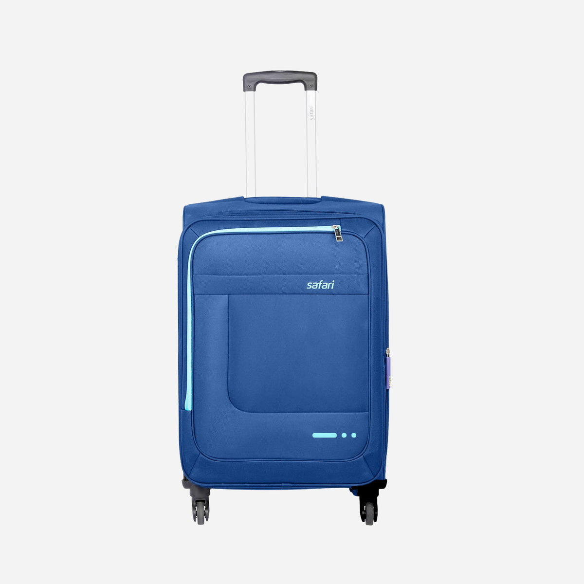 Zenon 4W Blue Trolley Bag with 360° Wheels