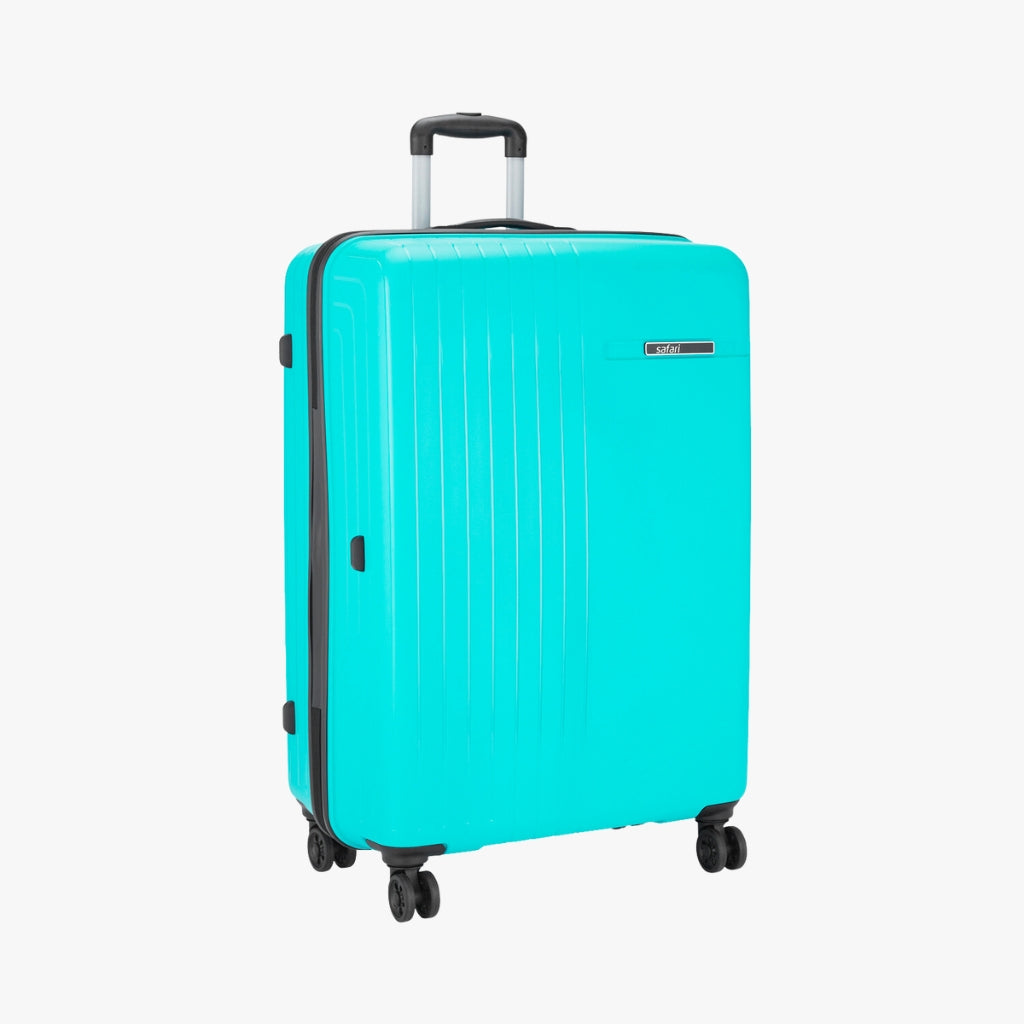 Safari Weave XL 126L Cyan Trolley Bag with 360° Wheels