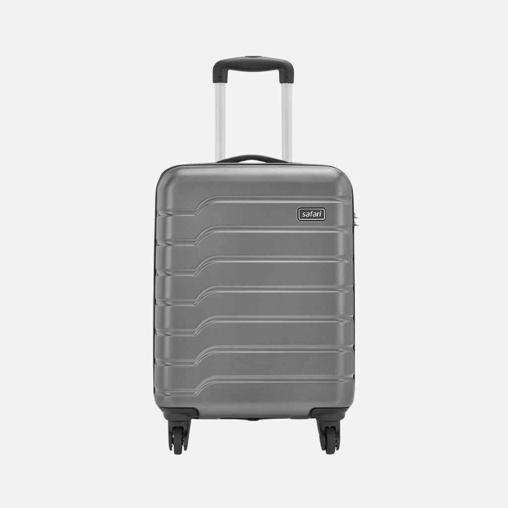 Safari Sentinel Gun Metal Trolley Bag with TSA Lock and Dual Wheels