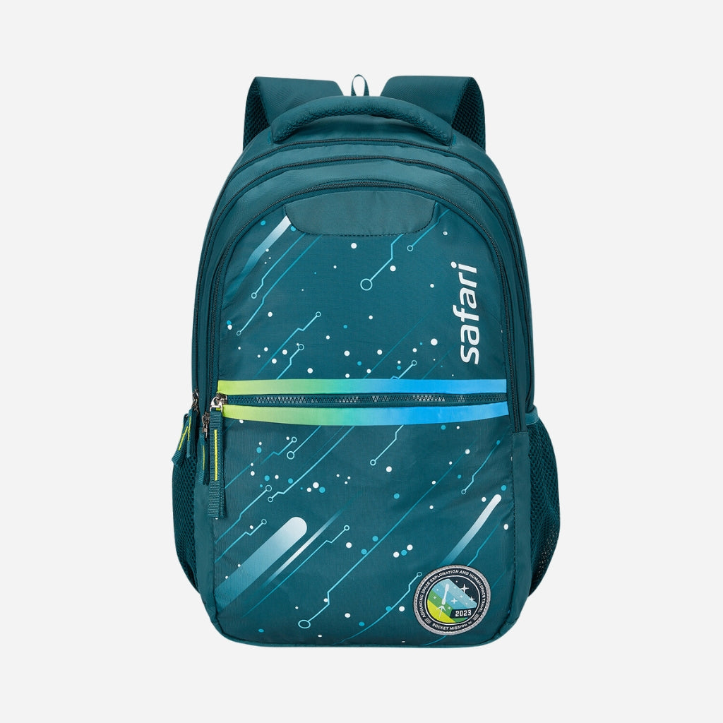 Safari Chase 104 Superior 26.8L Yellow Laptop Backpack with Laptop Sleeve & Easy Access Pockets