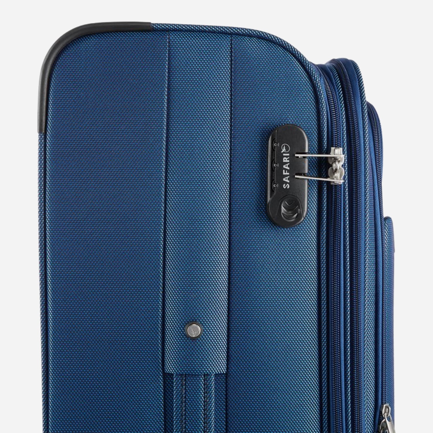 Safari Pergo Superior Blue Trolley Bag with Dual Wheels