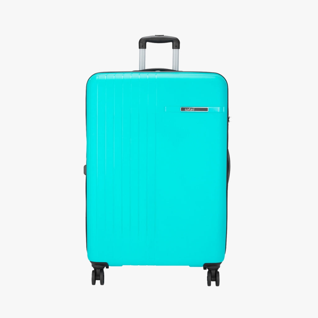 Safari Weave XL 126L Cyan Trolley Bag with 360° Wheels