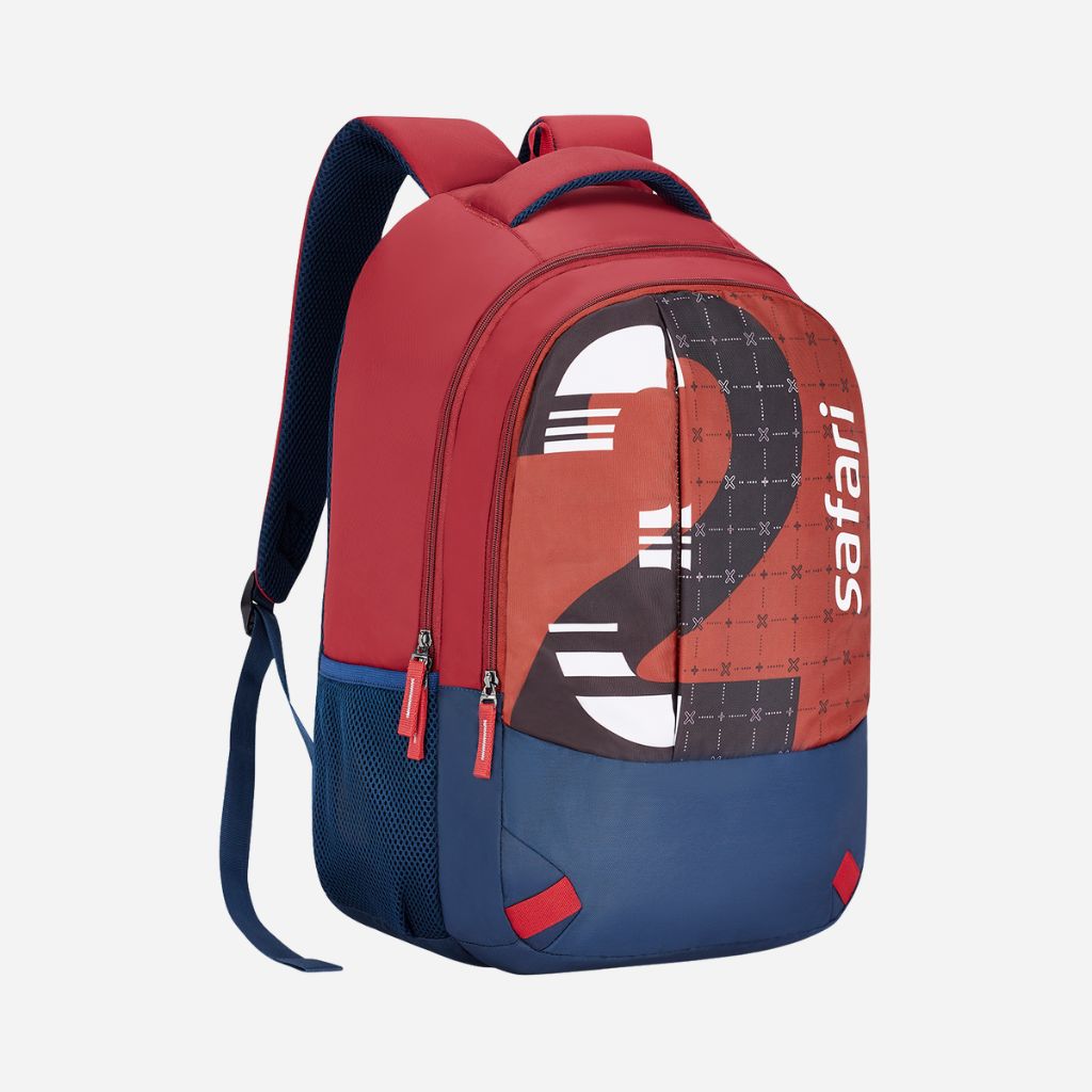 Duo 16 32L Red School Backpack with Easy Access Pockets