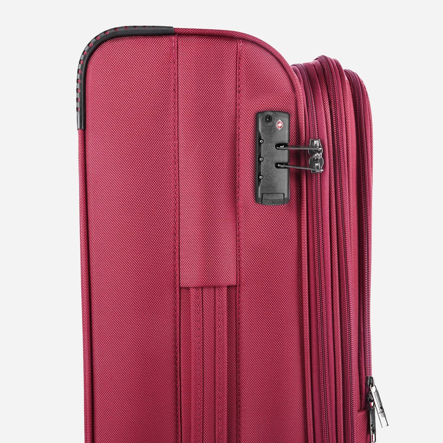 Safari Nuvaldo Superior Red Trolley Bags with Dual Wheels