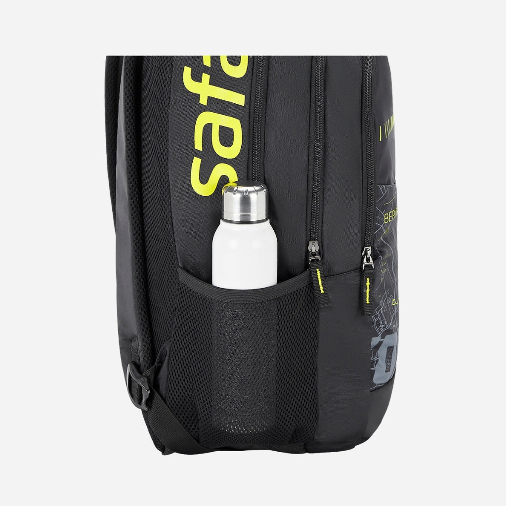 Safari Chase 104 Superior 26.8L Grey Laptop Backpack with Easy Access Pockets