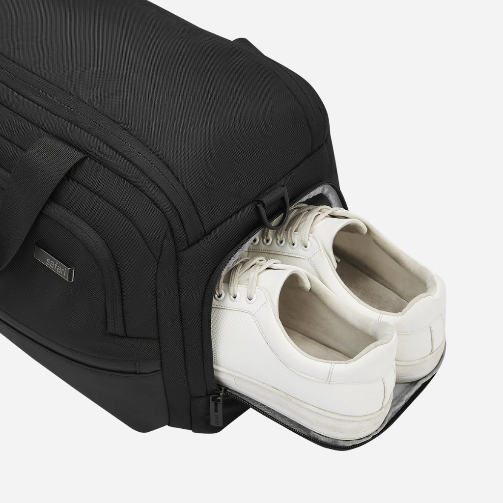 Safari Select Aria Duffle Bag Black with laptop compartment