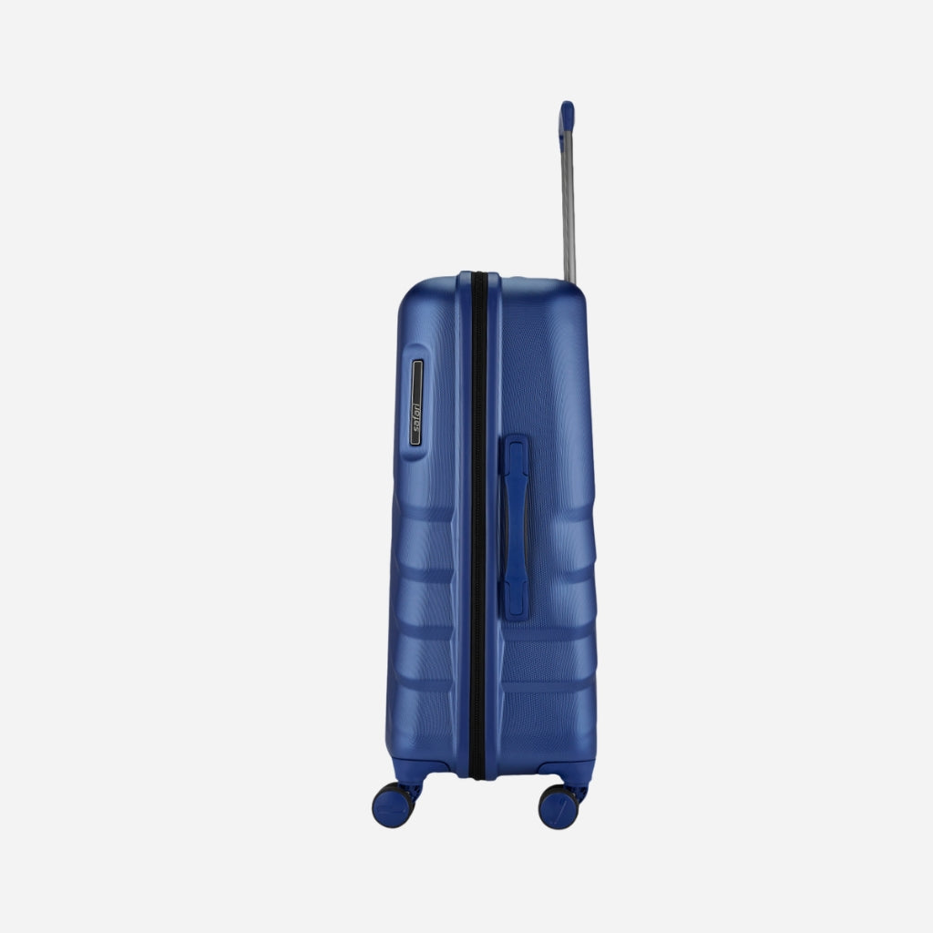 Safari Polaris Pro Titan Blue Trolley Bag with TSA Lock, Dual wheels, Side Hooks and Wet Pouch