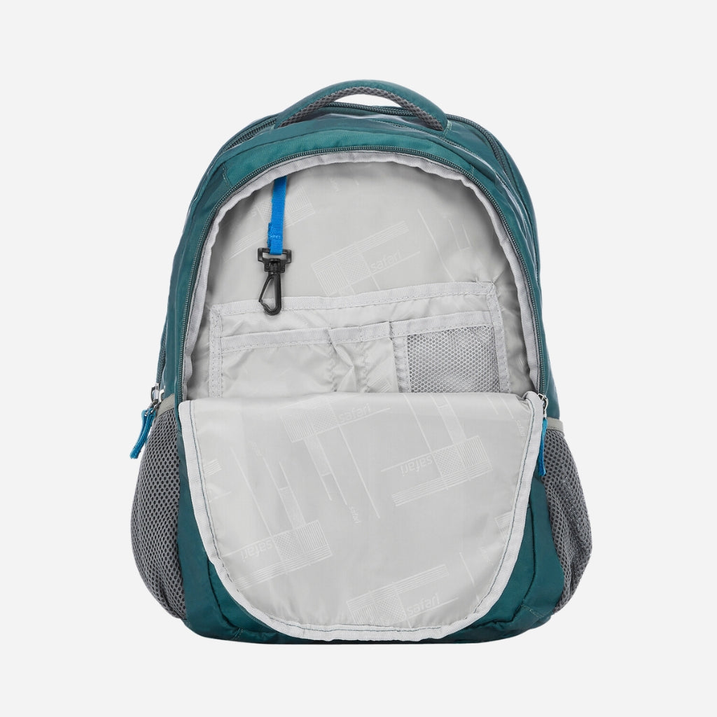 Safari Maze 33.6L Teal Laptop Backpack with Raincover