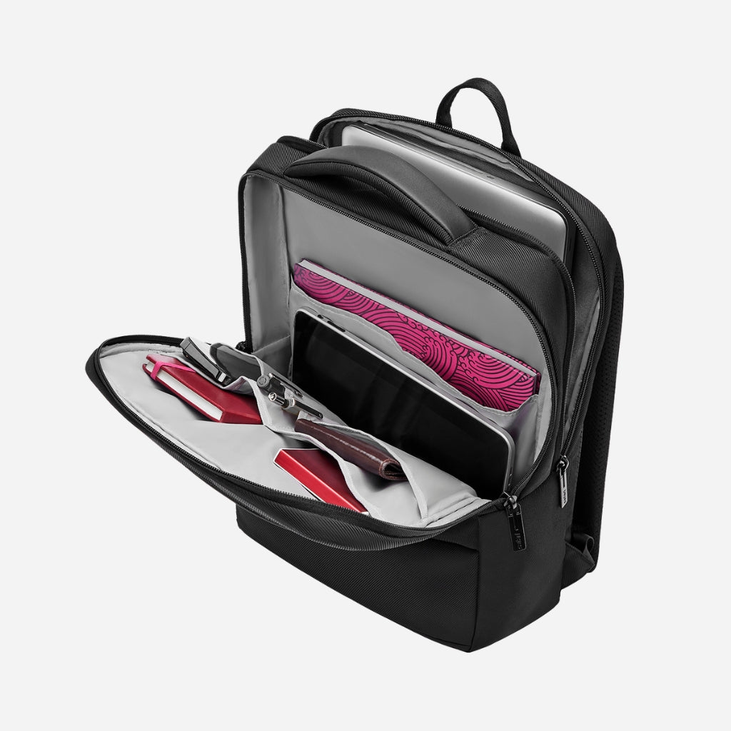 Safari Select Smart 15L Black Formal Backpack with Laptop Sleeve