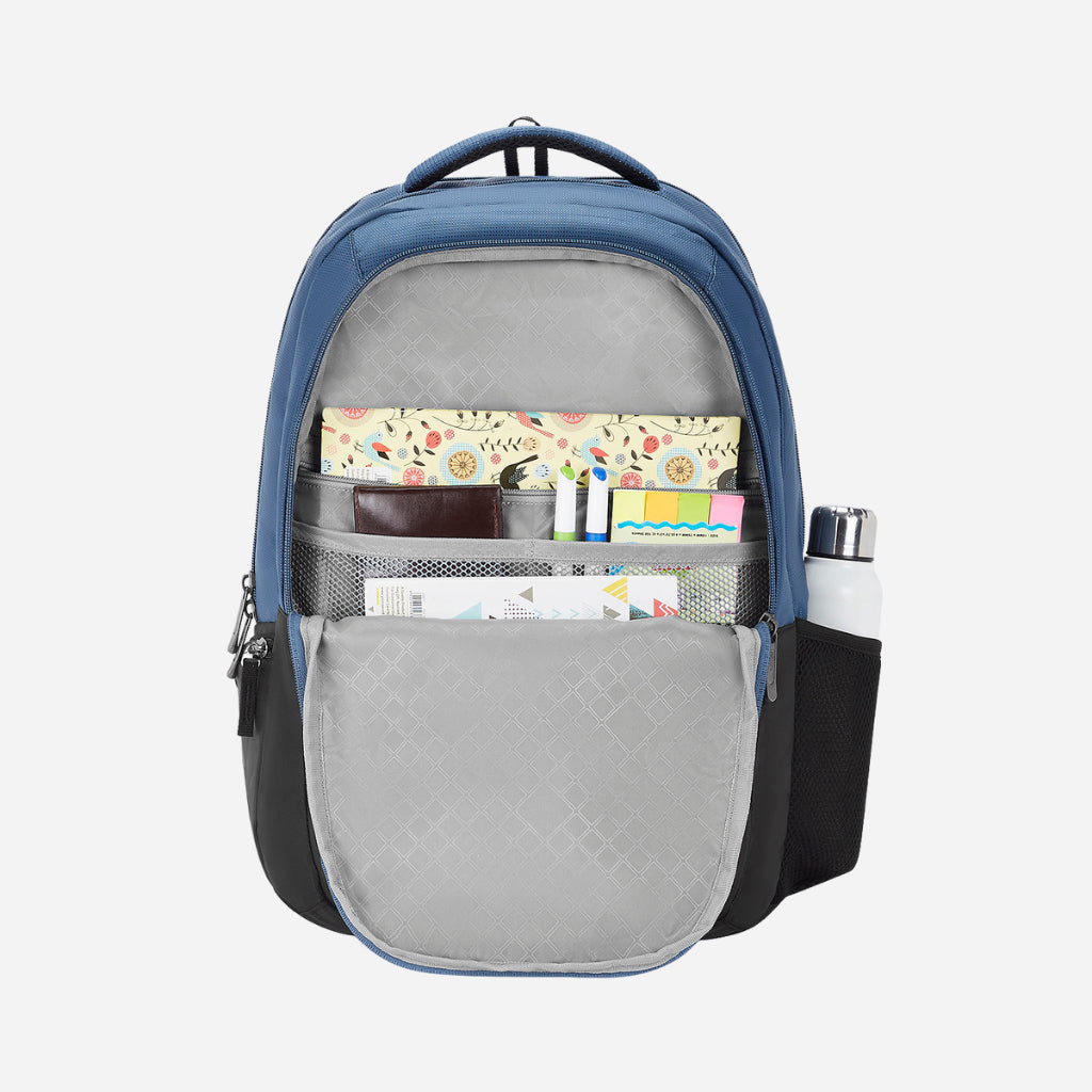Safari Blink 2 36L Blue Laptop Backpack with Raincover and smart sleeve