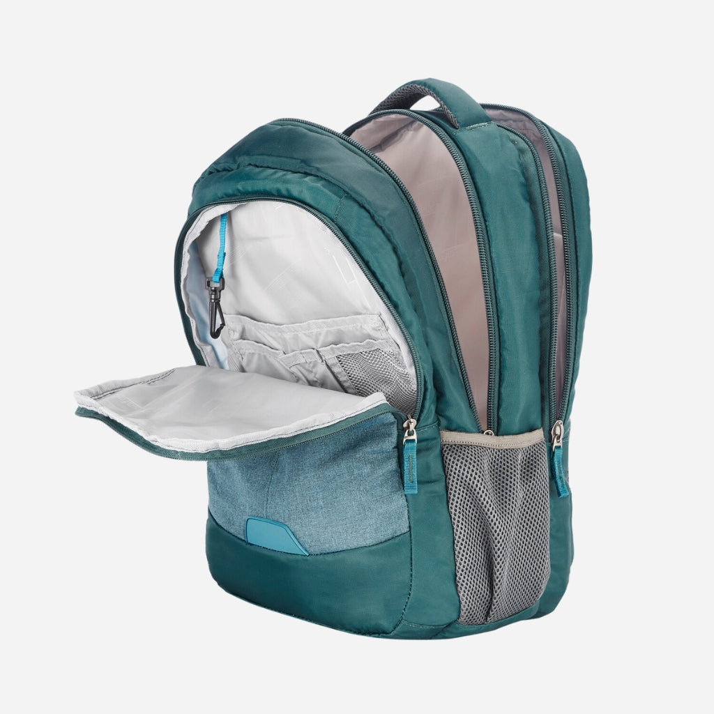 Safari Maze 33.6L Teal Laptop Backpack with Raincover