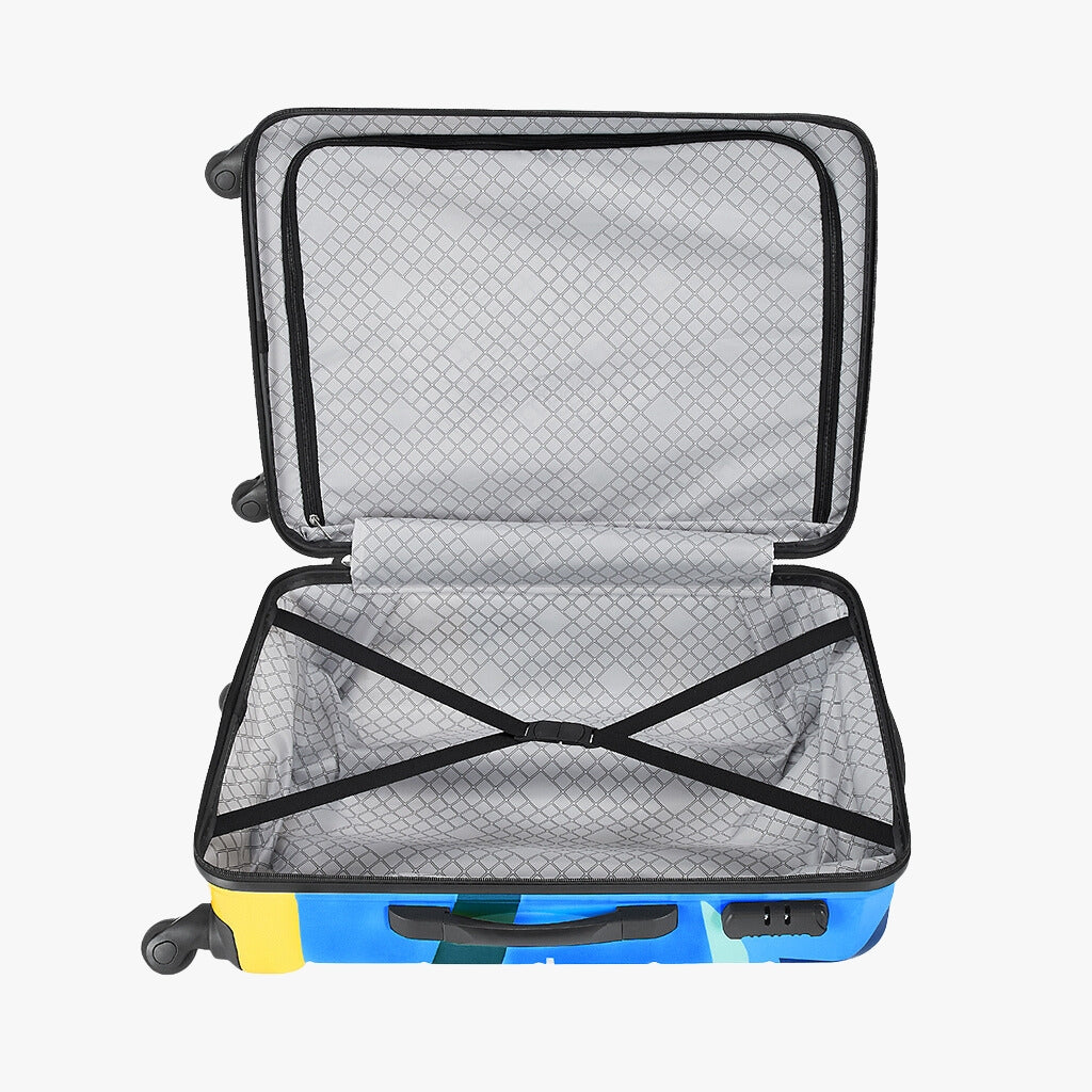Regloss Detour Hard Luggage Combo Set (Small and Medium) - Printed