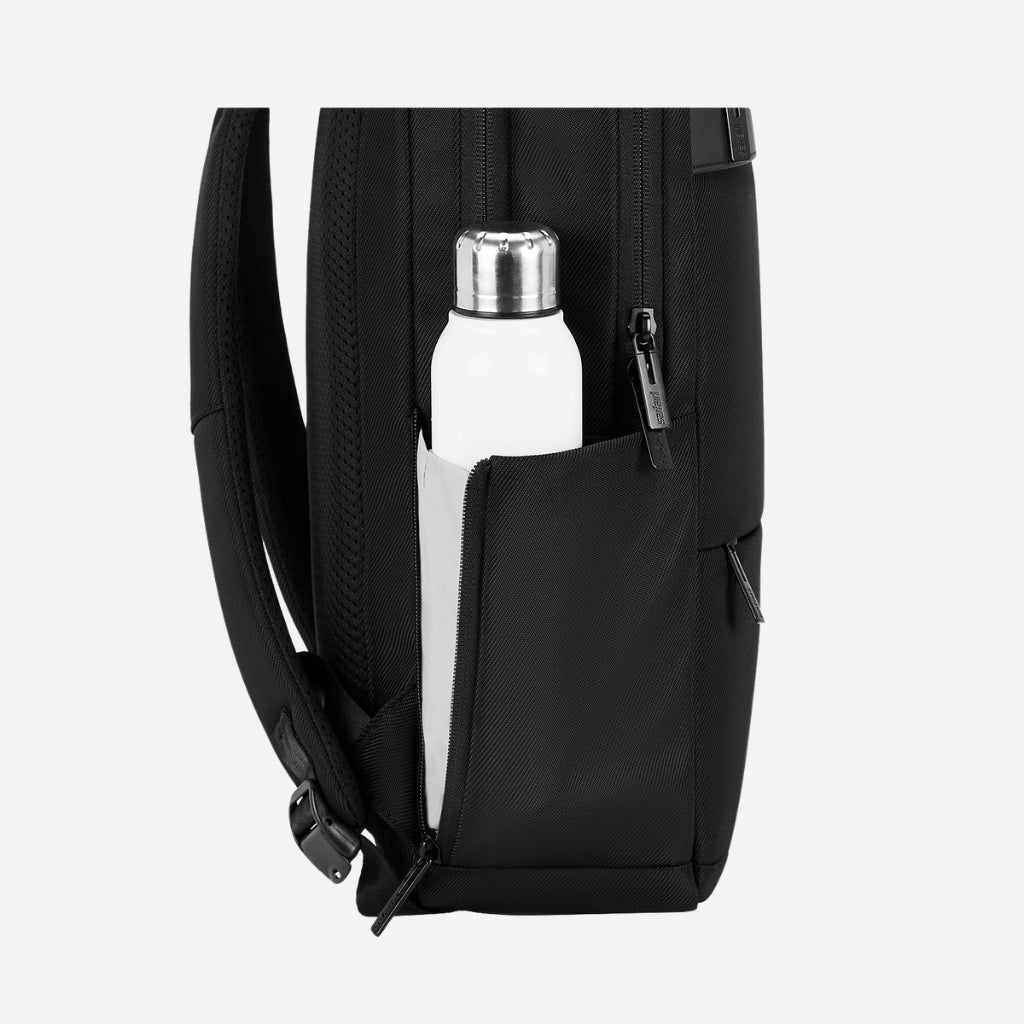 Safari Select Smart 15L Black Formal Backpack with Laptop Sleeve