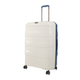 Safari Aeroglide Trolley Bag with TSA lock and Anti-Theft Zipper White