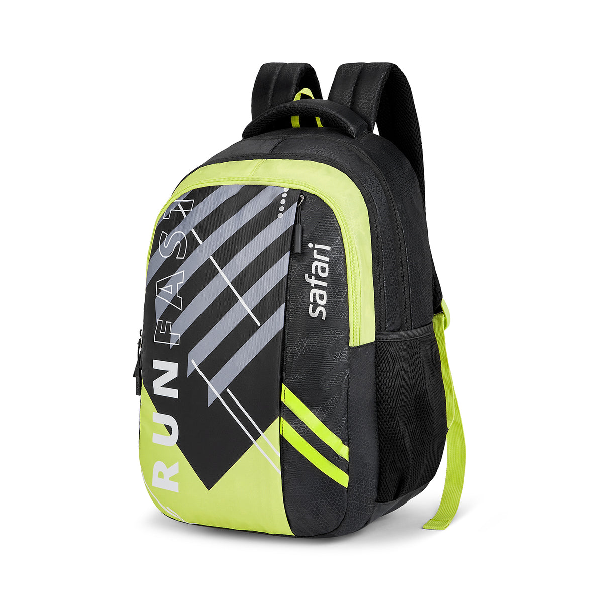 Safari Triplex 37L Black School Backpack