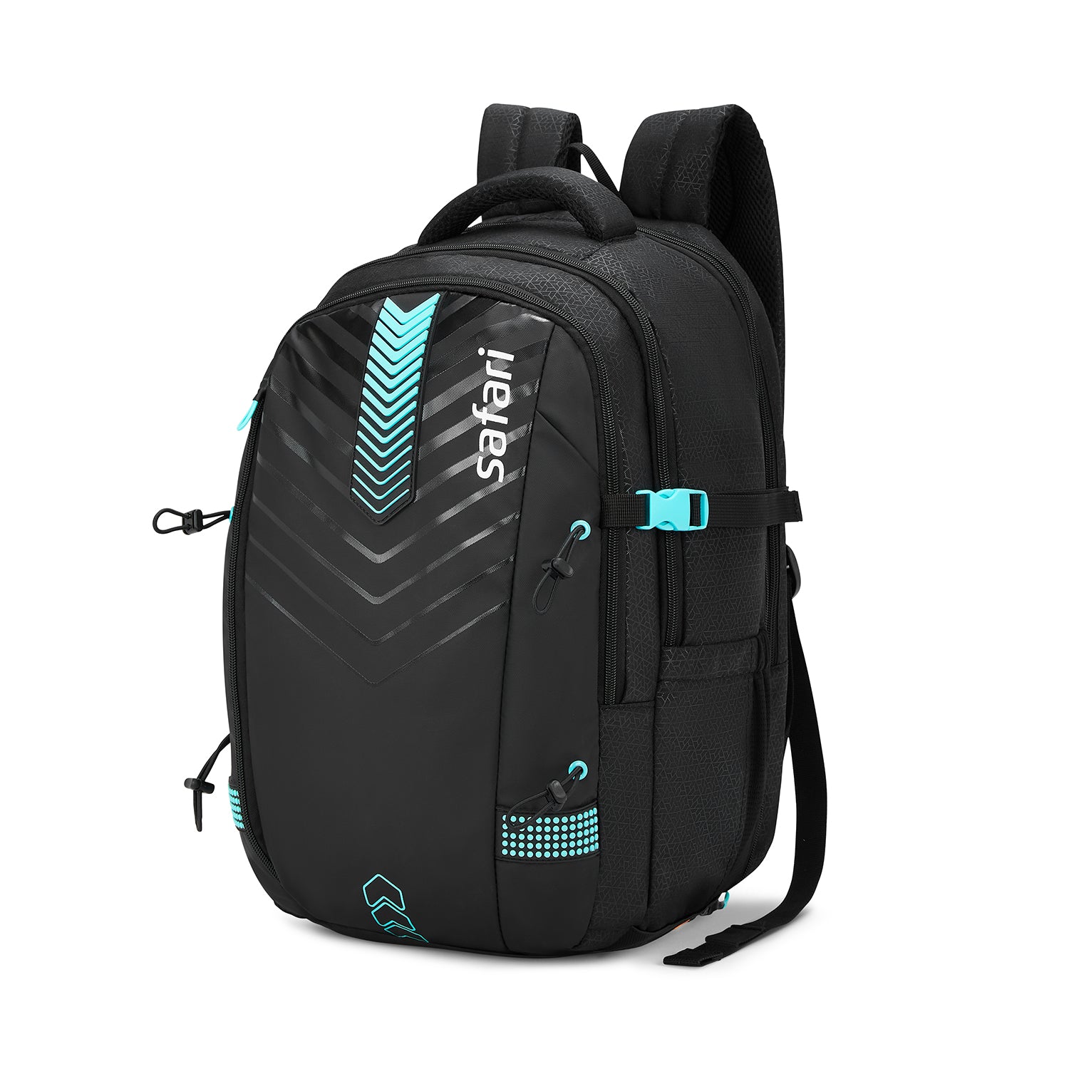 3 day survival backpacks with laptop space Safari Expand 43L Black Hiking Daypack