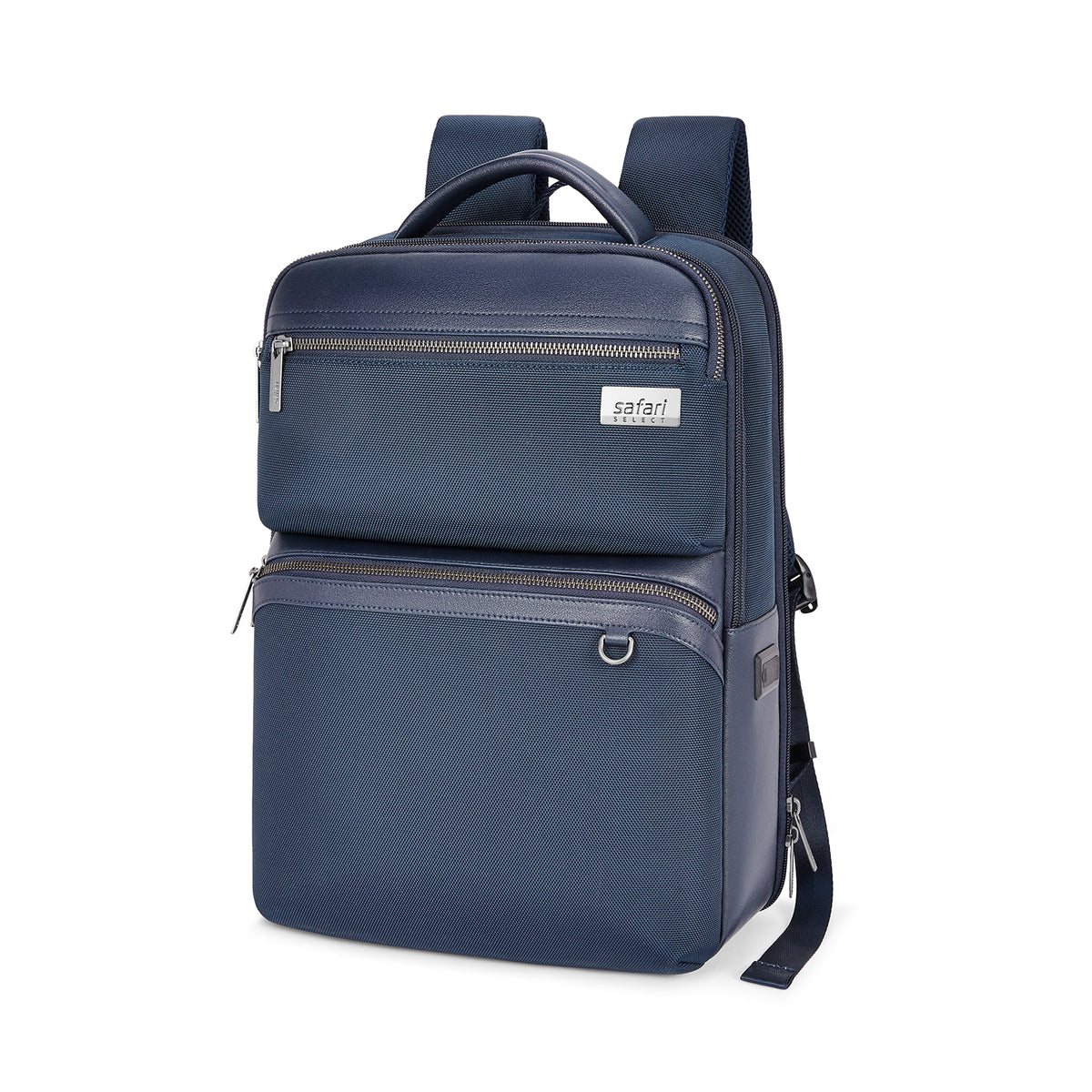 Safari Meridian 22L Blue Formal Backpack with Laptop Sleeve