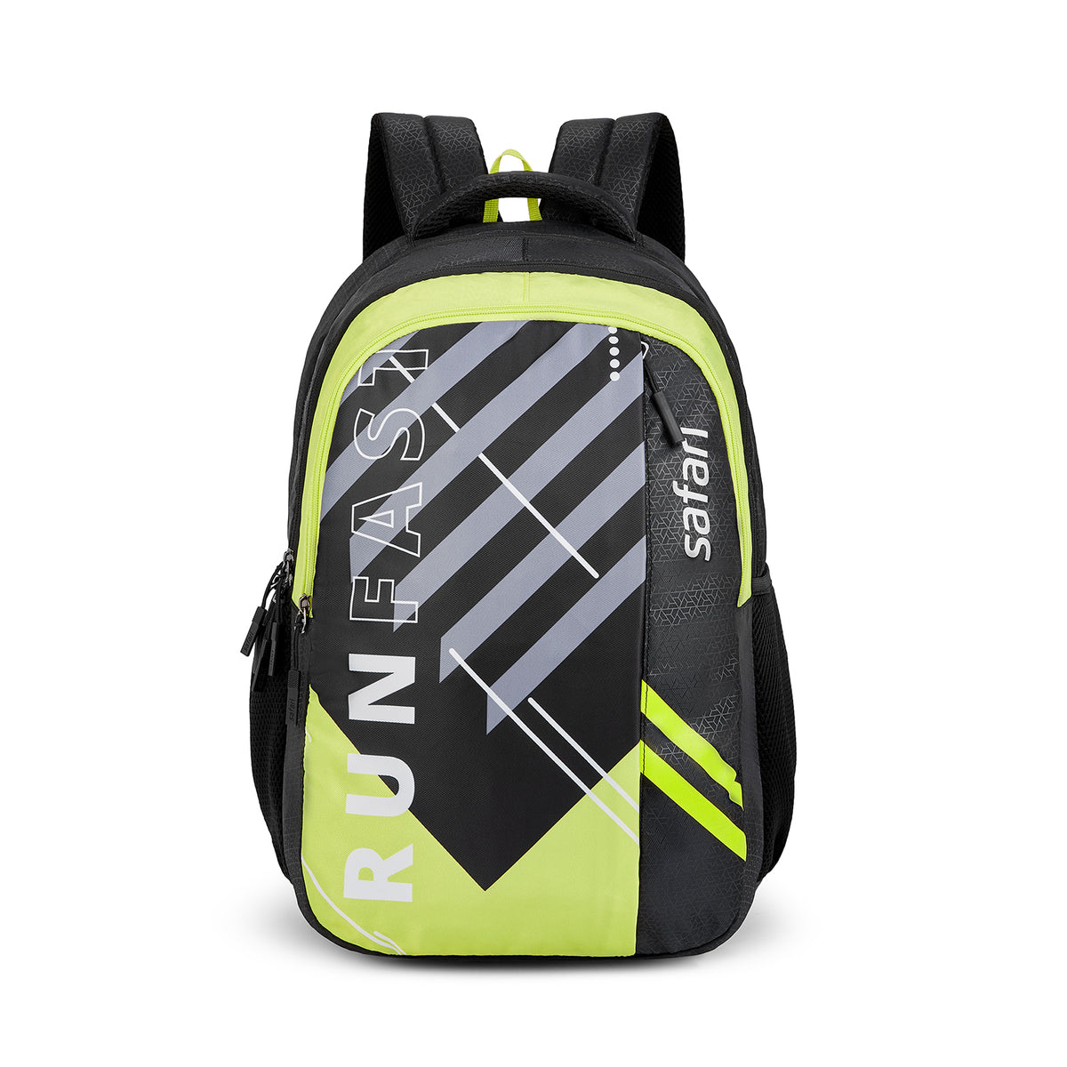 Safari Triplex 37L Black School Backpack