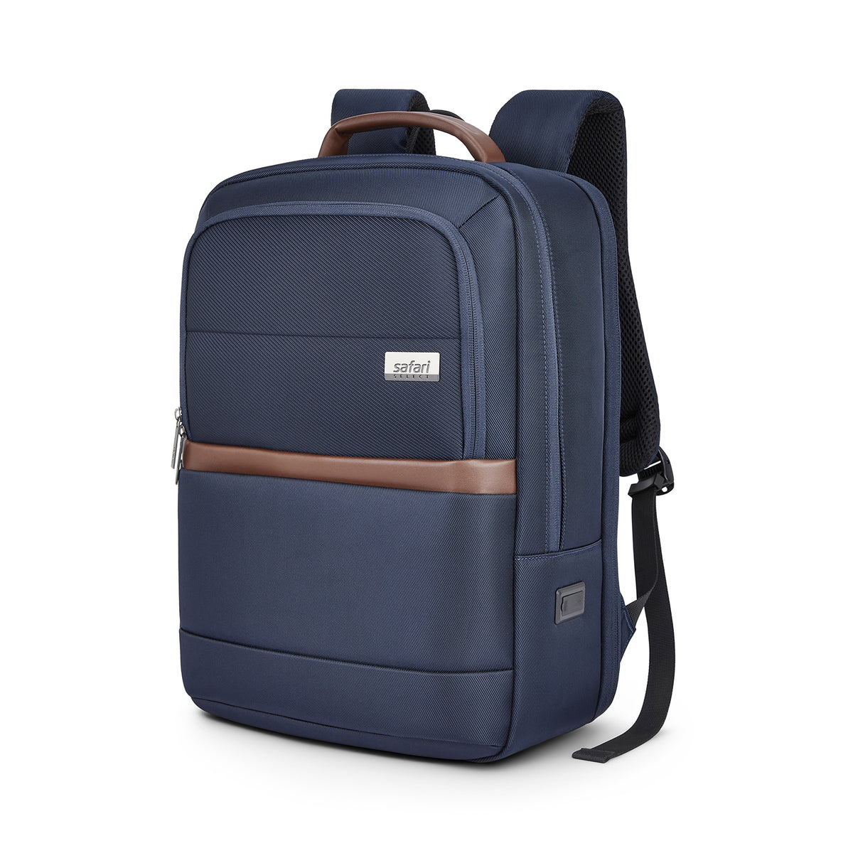 Safari Marque 27L Blue Formal Backpack with Laptop Sleeve