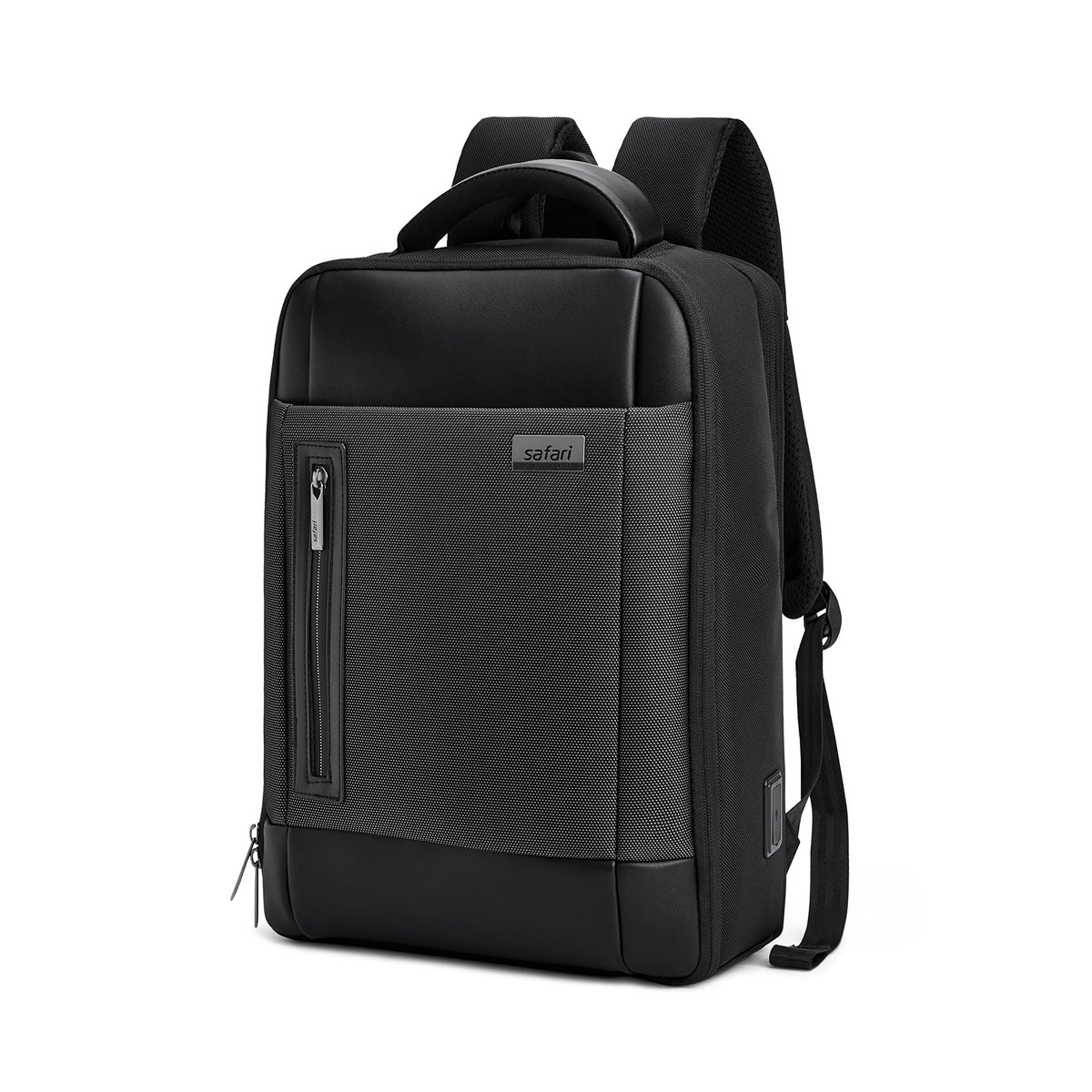 Safari Rayon 16L Black Formal Backpack with Laptop Sleeve