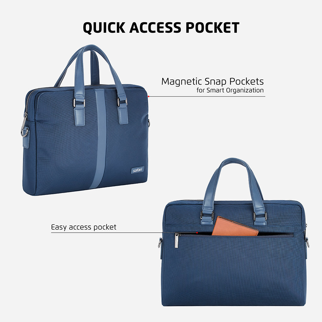 Safari Classic Messenger Bag - Blue