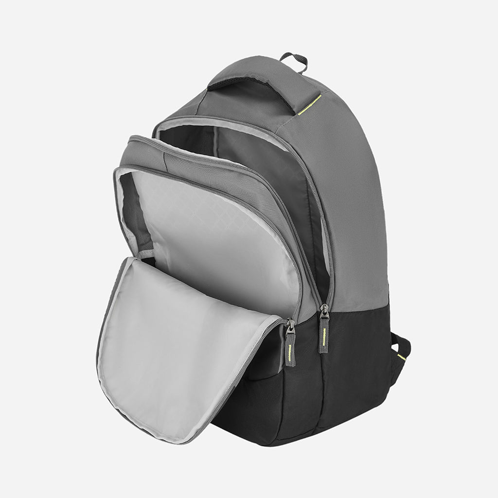 Safari Duo 9 32L Grey School Backpack with Easy Access Pockets