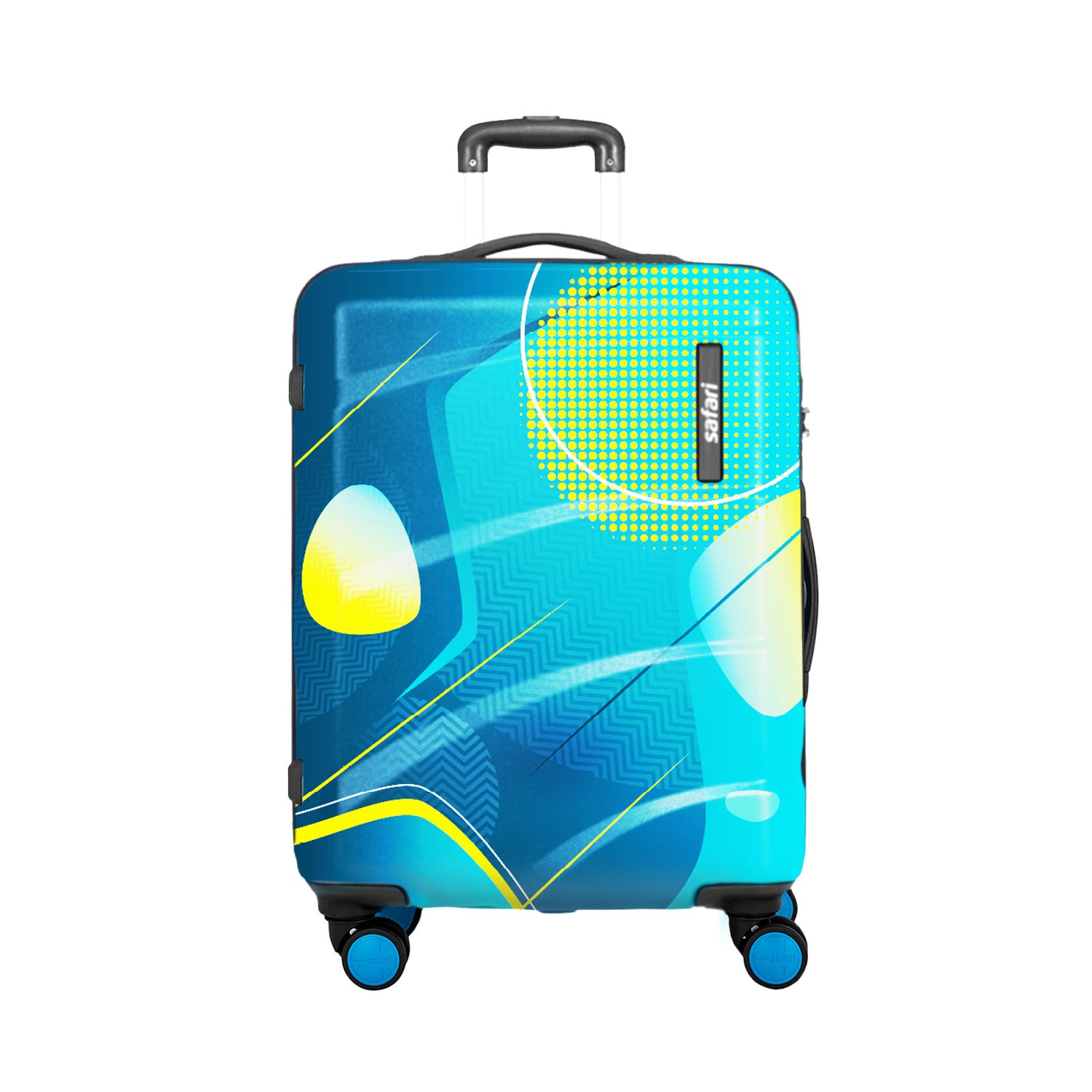 Safari Trolley Small Trolley Suitcase Safari Flote 4W 79 Printed