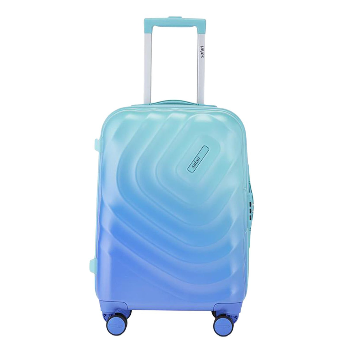 Safari Haze Splash Trolley Bag with TSA Lock, Dual wheels, Side Hooks and Anti-theft Zipper