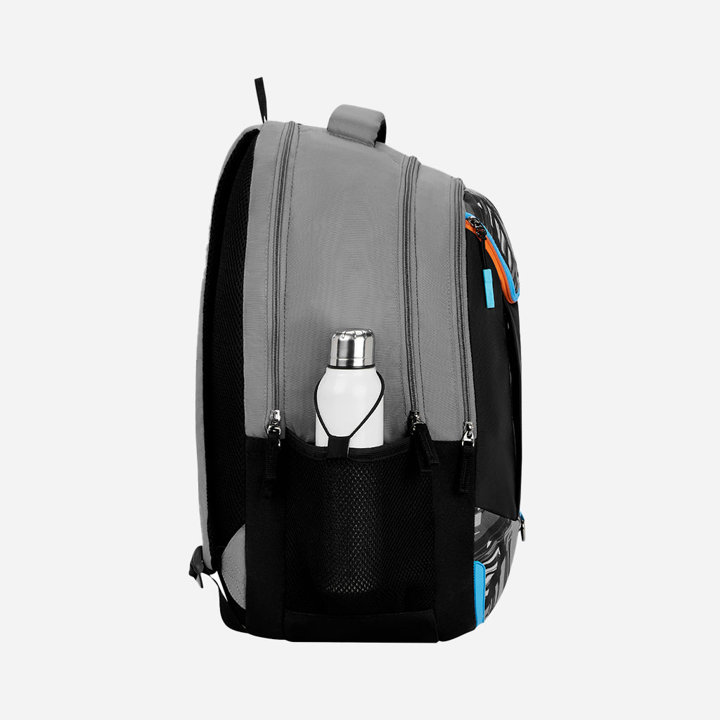 Safari Mega 12 43L Black School Backpack with with Easy Access Pockets