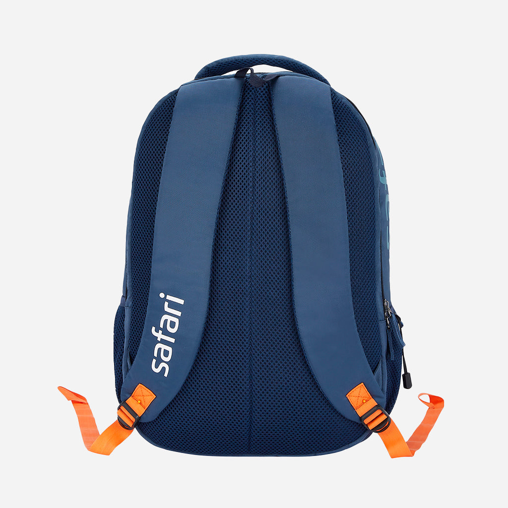 Safari Mega 13 43L Blue School Backpack with with Easy Access Pockets