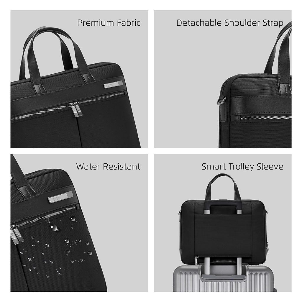 Safari Noble Messenger Bag with Dual compartments - Black