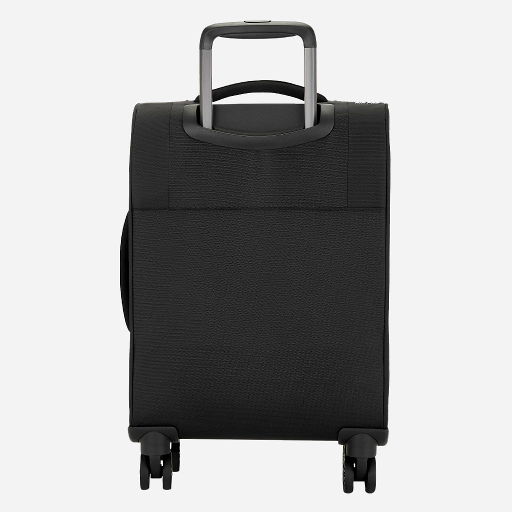 Safari Airpro 40% Lighter Black Trolley Bag with Dual Wheels, Detailed interiors and Expander