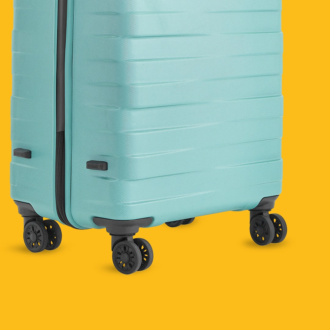 Safari Mint Spearmint Trolley Bag with Dual Wheels