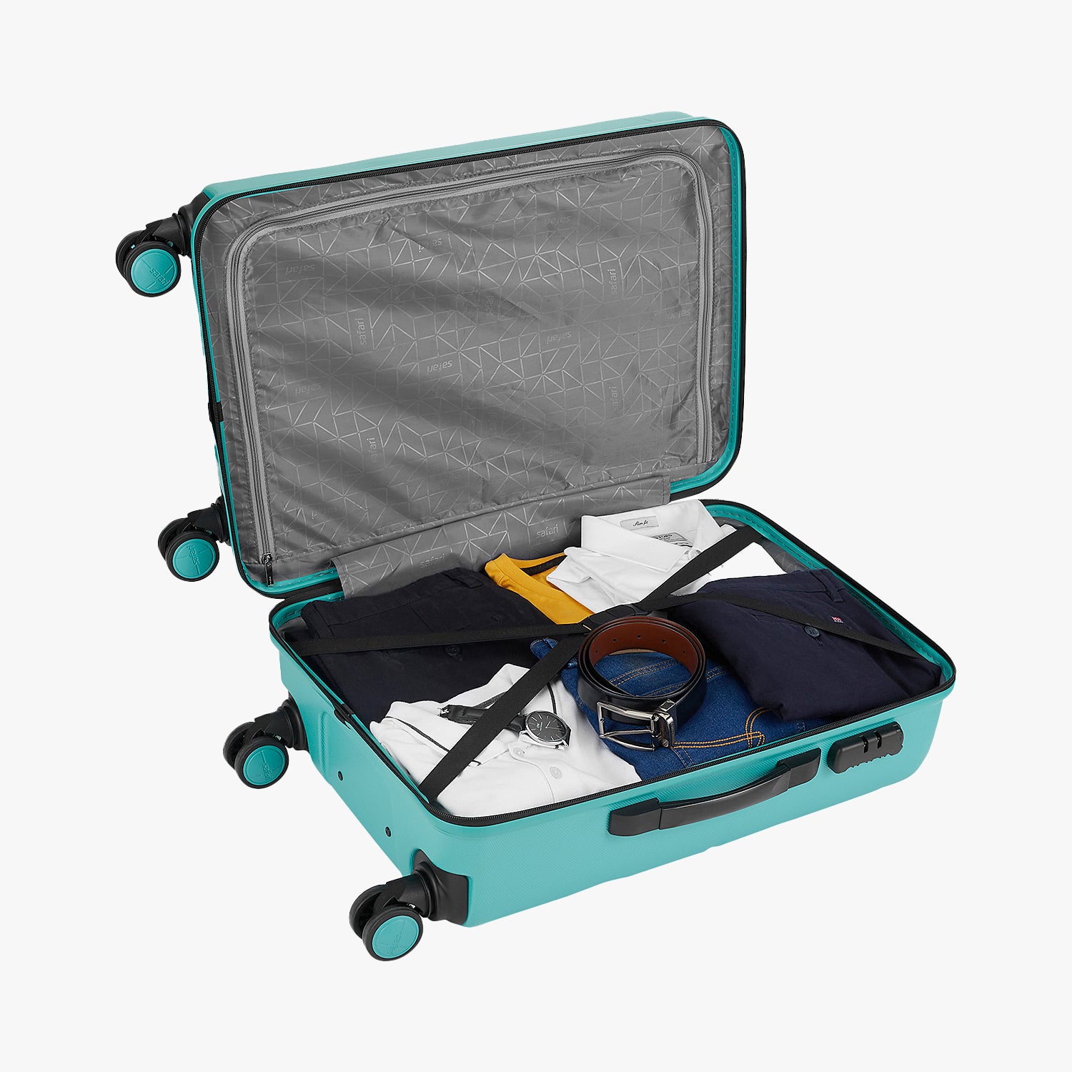 Persia Hard Luggage with Dual Wheels - Spearmint