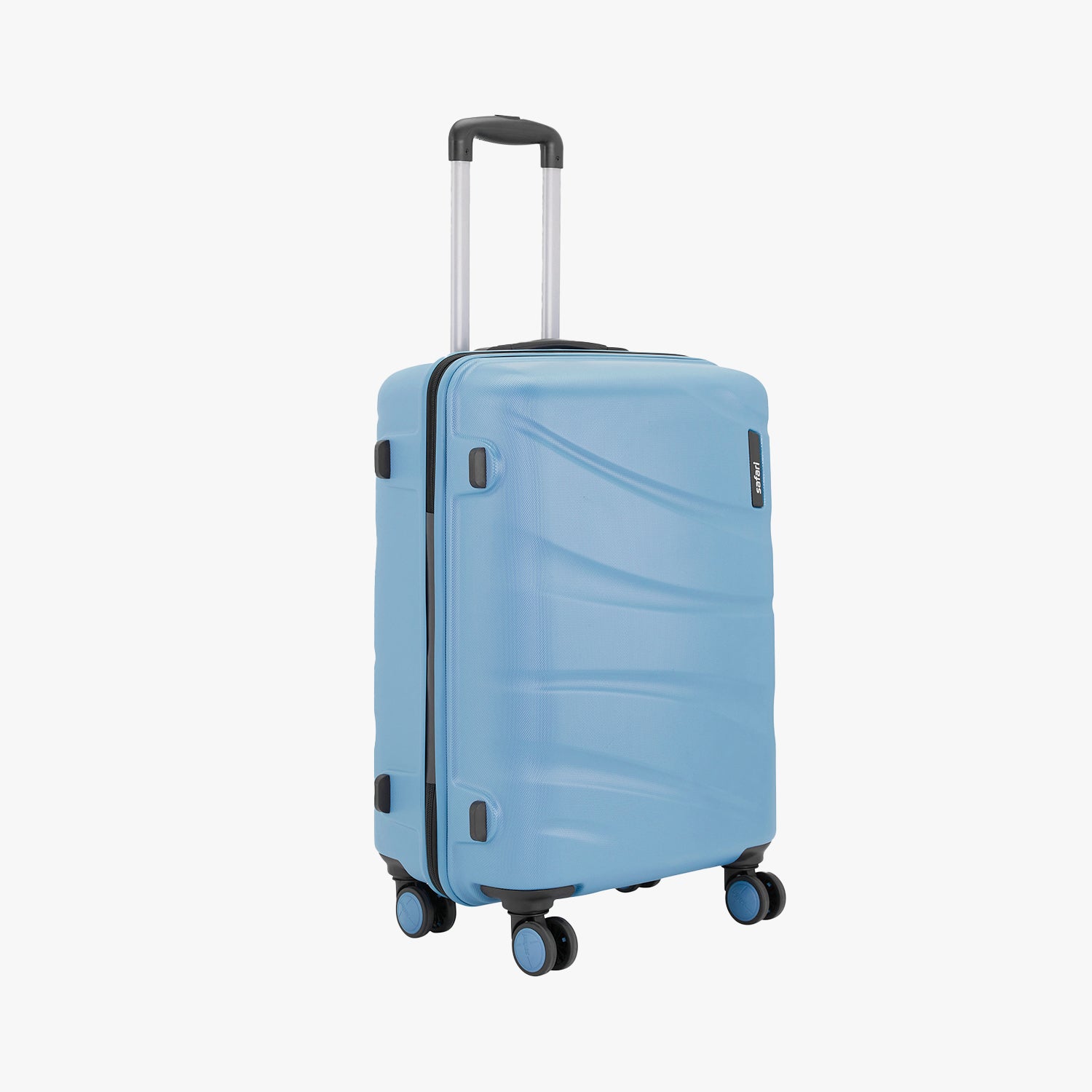 Persia Hard Luggage with Dual Wheels Combo (Small and Medium)- Pearl Blue
