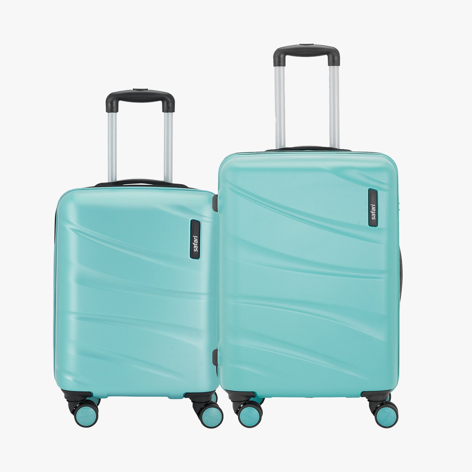 Persia Hard Luggage with Dual Wheels Combo (Small and Medium)- Spearmint
